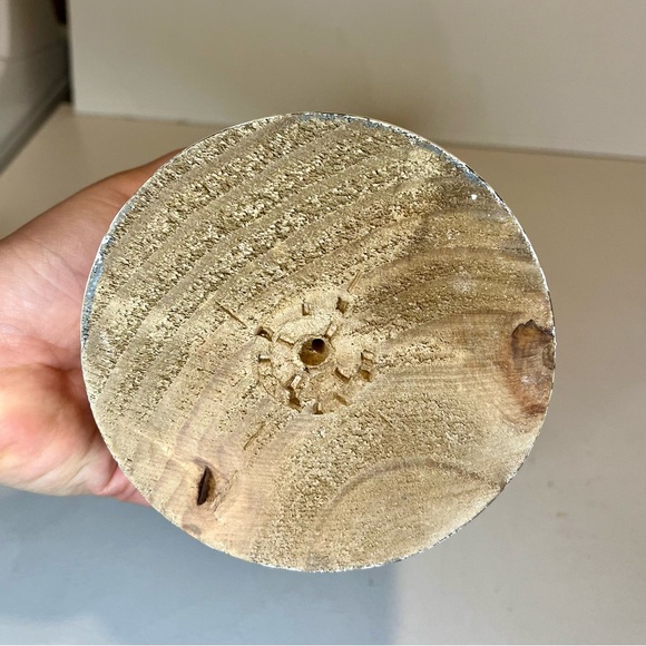 Large Rustic Candle Holder - Picture 3 of 7